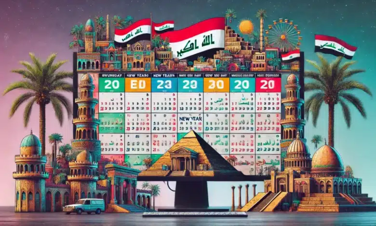 عطلة رسمية يوم الأربعاء في العراق 2024