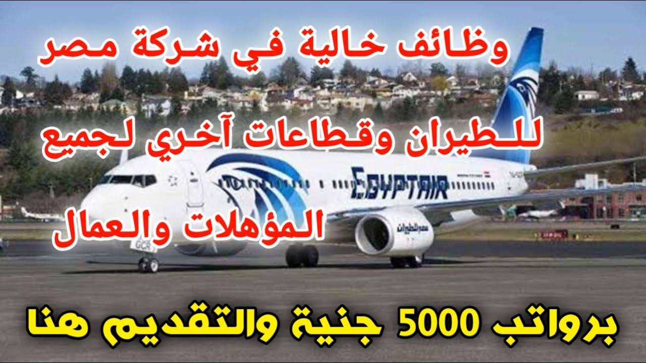 تفاصيل التقديم في وظائف مصر للطيران 2024