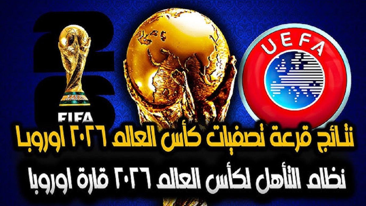 قرعة تصفيات اوروبا لكاس العالم 2026