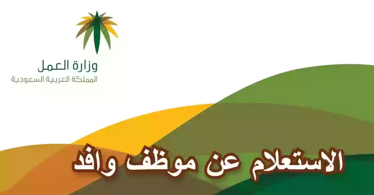 خطوات الاستعلام عن موظف وافد 1446 عبر الموقع الالكتروني الخاص بوزارة الموارد البشرية والتنمية الاجتماعية 2 خطوات الاستعلام عن موظف وافد 1446