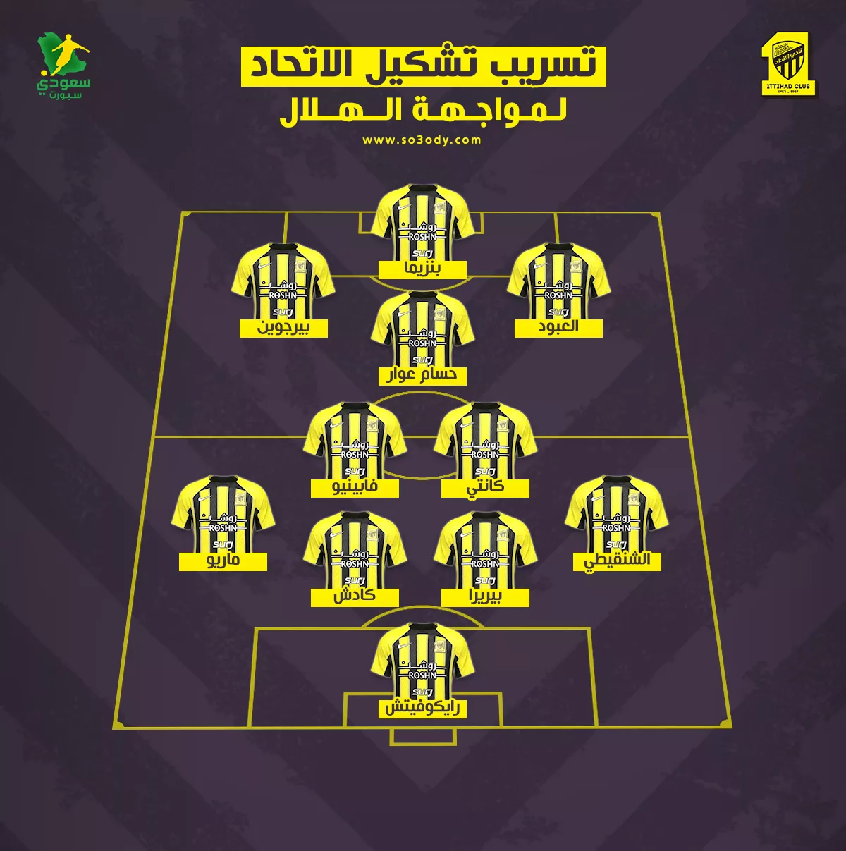 عاجل تسريب تشكيل الاتحاد ضد الهلال في كأس الملك1736251429.webp