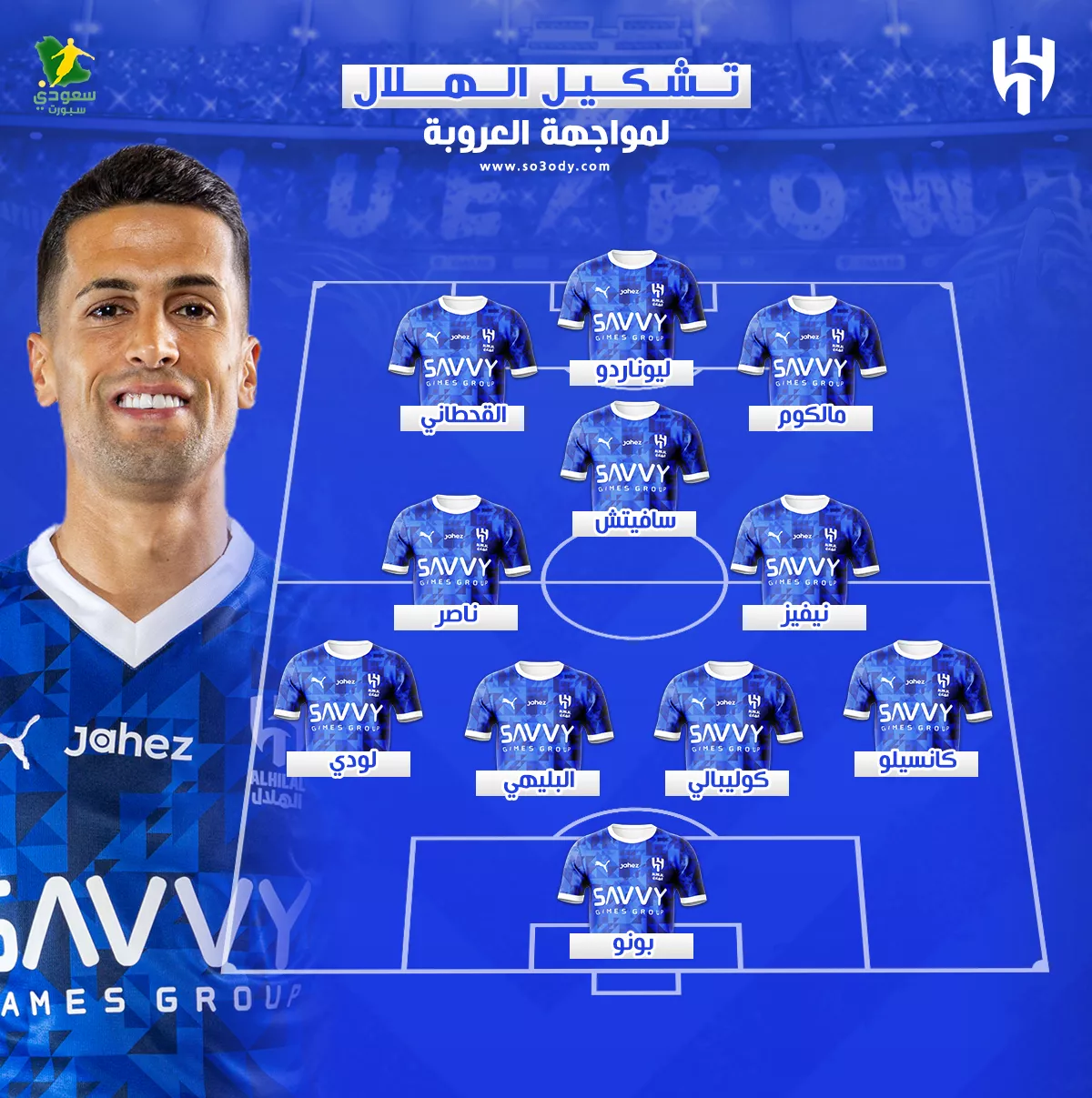 عاجلخيسوس يدفع بـمفاجأة في تشكيل الهلال الرسمي أمام العروبة1736598591.webp