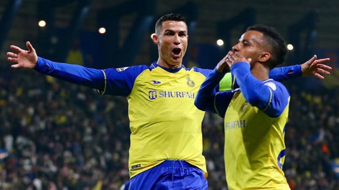 عبدالرحمن غريب وكريستيانو رونالدو النصر1678284880
